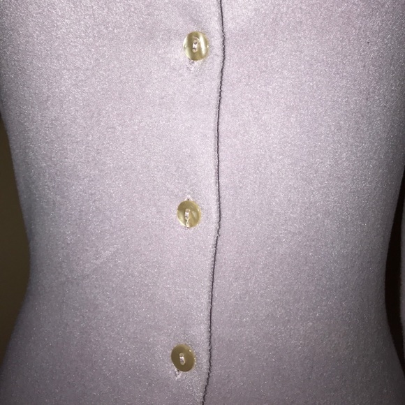 Lavender Fleece Top with Laser Perforation Details - Picture 4 of 5